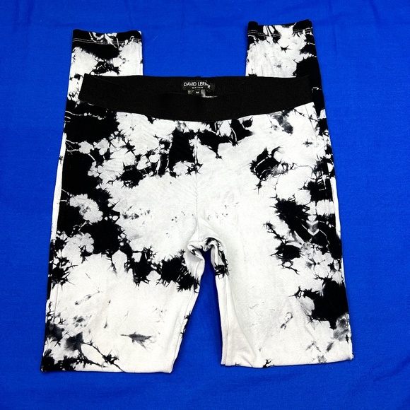 |•DAVID LERNER•| Cool Black & White Leggings - Picture 1 of 11